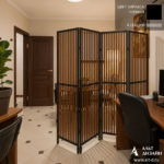 Реечная ширма Лофт - современная альтернатива стационарным перегородкам